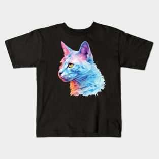 Holographic Cat Kids T-Shirt